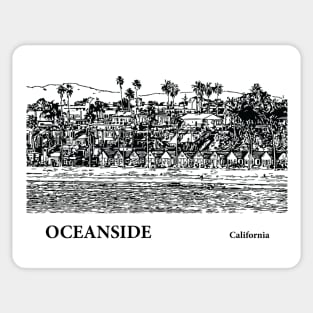 Oceanside California Sticker